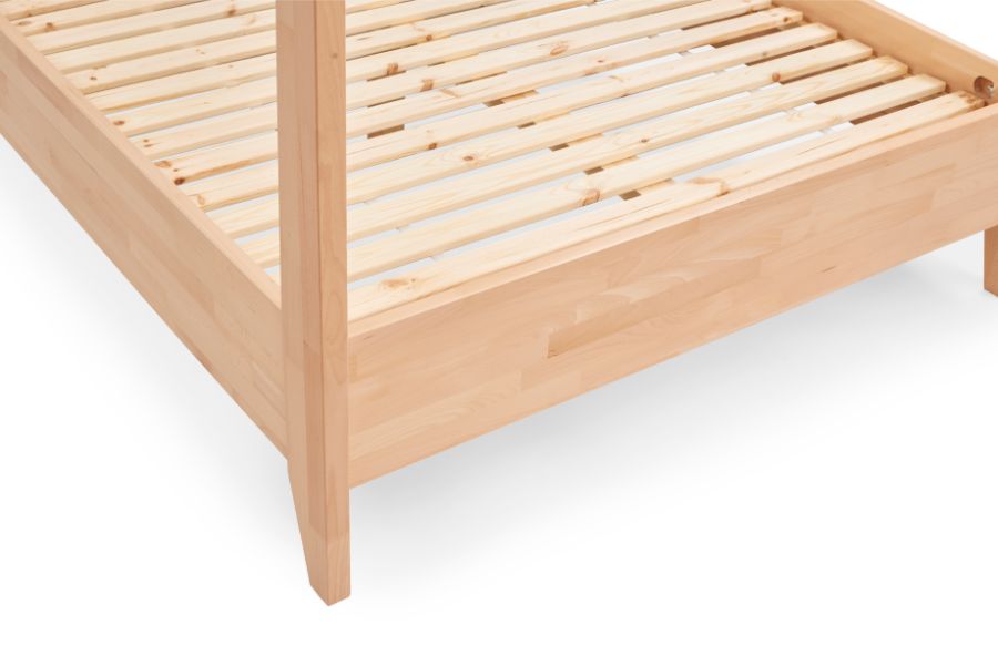 Baldachin Buchenholz Naturbett