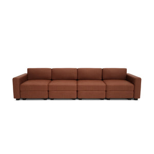 4-Seater Modular Sofa GRACIA - Terracotta