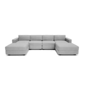 Modular Sofa GRACIA - U-shaped 180 x 320 x 180 cm - Grey