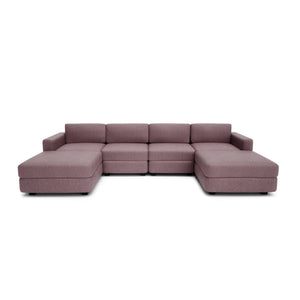 Modular Sofa GRACIA - U-shaped 180 x 320 x 180 cm - Dusty Pink