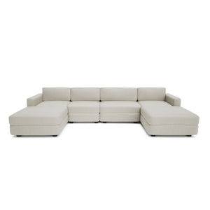 Modular Sofa GRACIA - U-shaped 180 x 340 x 180 cm - Cream Beige