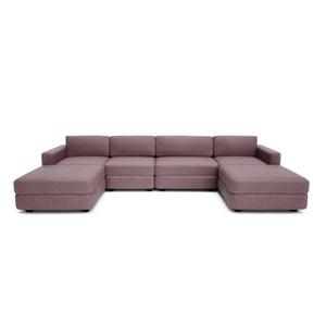 Modular Sofa GRACIA - U-shaped 180 x 340 x 180 cm - Dusty Pink