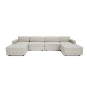 Modular Sofa GRACIA - U-shaped 180 x 360 x 180 cm - Cream Beige