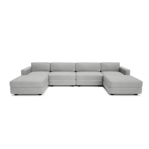 Modular Sofa GRACIA - U-shaped 180 x 360 x 180 cm - Grey