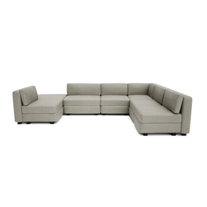 Modular Sofa GRACIA - U-shaped 160 x 340 x 230 cm - Beige Grey