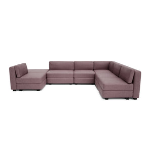 Modular Sofa GRACIA - U-shaped 160 x 340 x 230 cm - Dusty Pink