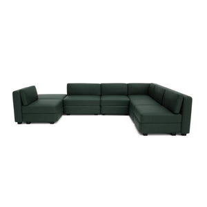 Modular Sofa GRACIA - U-shaped 160 x 340 x 230 cm - Green