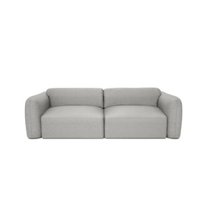 3-Seater Sofa Bed NORREBRO - Silver