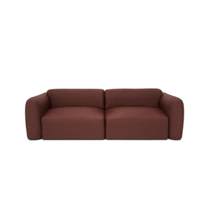 3-Seater Sofa Bed NORREBRO - Burgundy