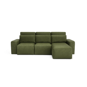 Universal Corner Sofa Bed JORDAAN - Khaki