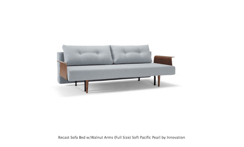 RECAST Plus Walnut Sofa, Special Order Innovation- D40Studio