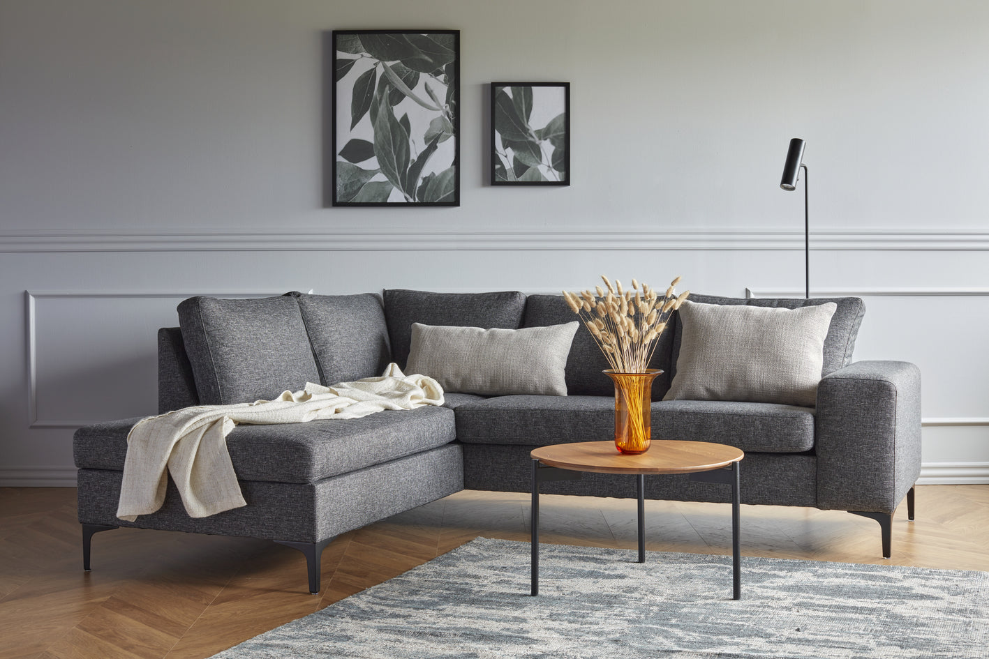 SHEA Ecksofa 3-Sitzer + Liege