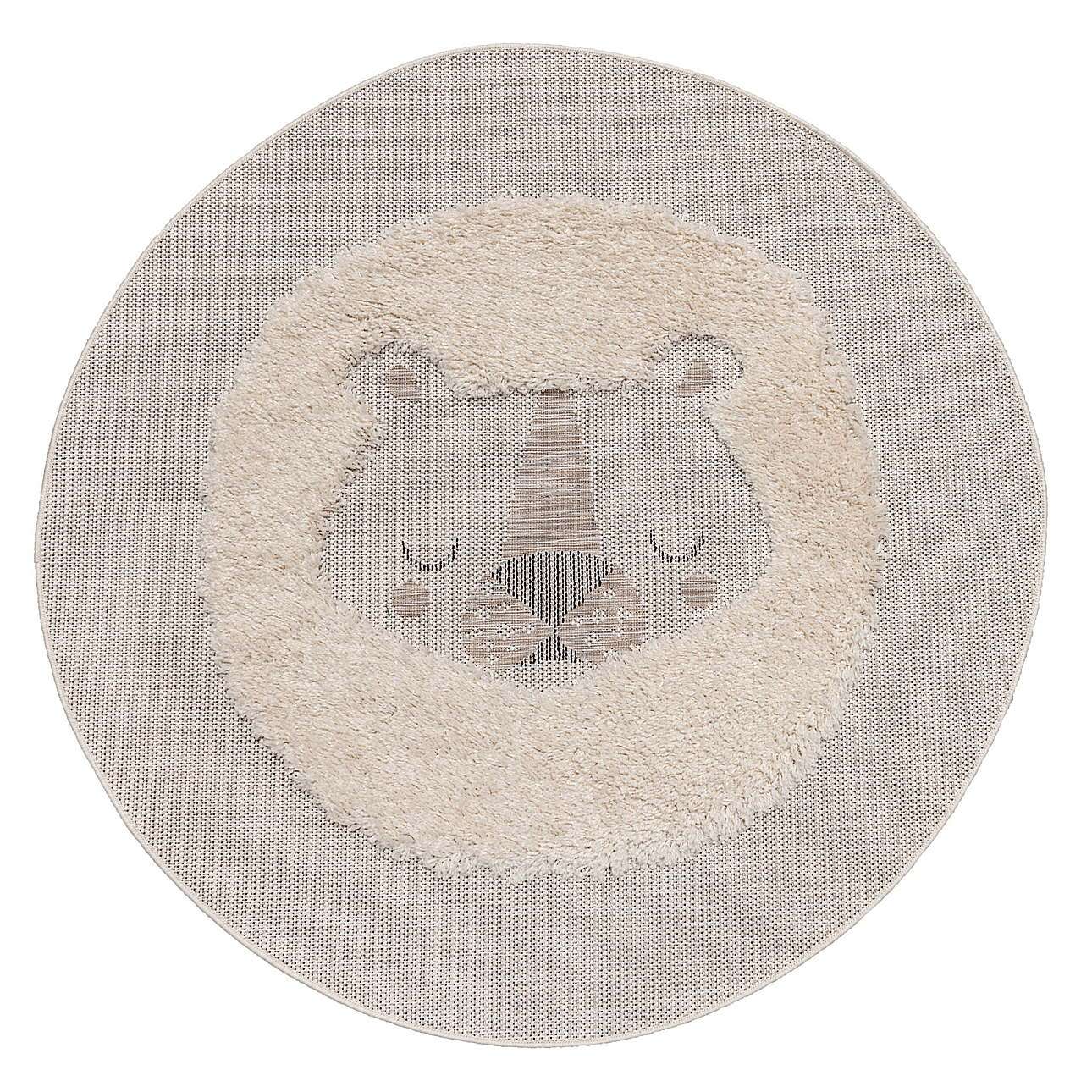 Runder Teppich Sleepy Löwe 150 cm