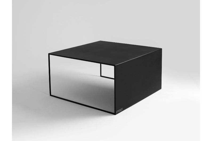 2 WAND METALL Couchtisch