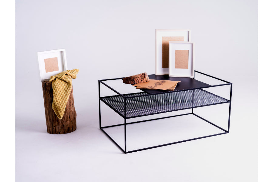 MATRIX Couchtisch aus Metall