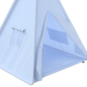 Tepee Mat 110x110cm Happiness - Baby Blue