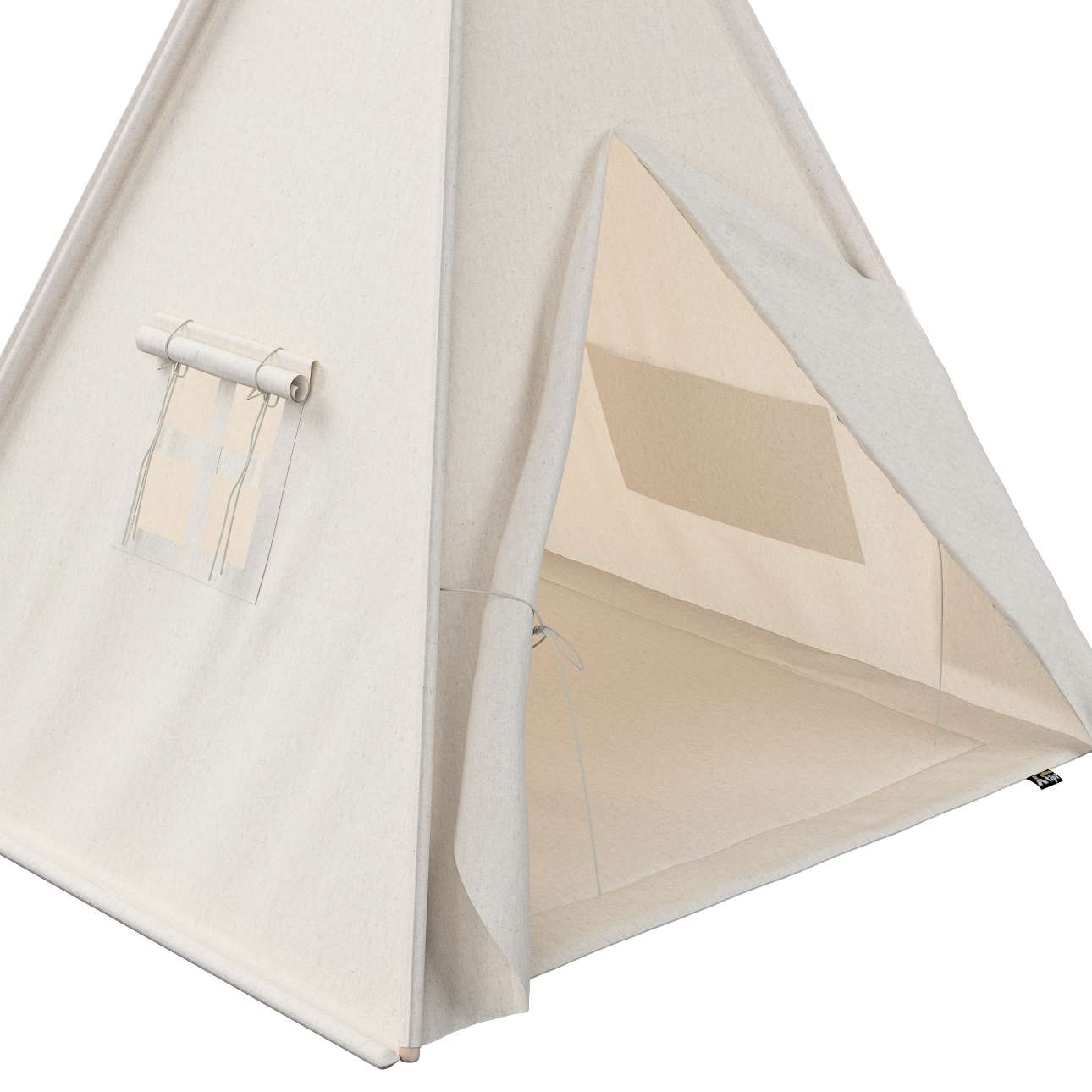 Tipi-Matte - 110x110 (Glück) - hellgrau meliert