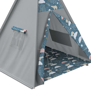 Tepee Mat 110x110cm Magic Collection - Blue