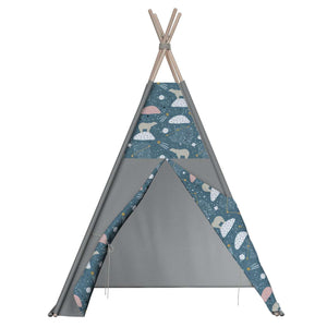 Tepee 110x110x155cm Magic Collection - Blue