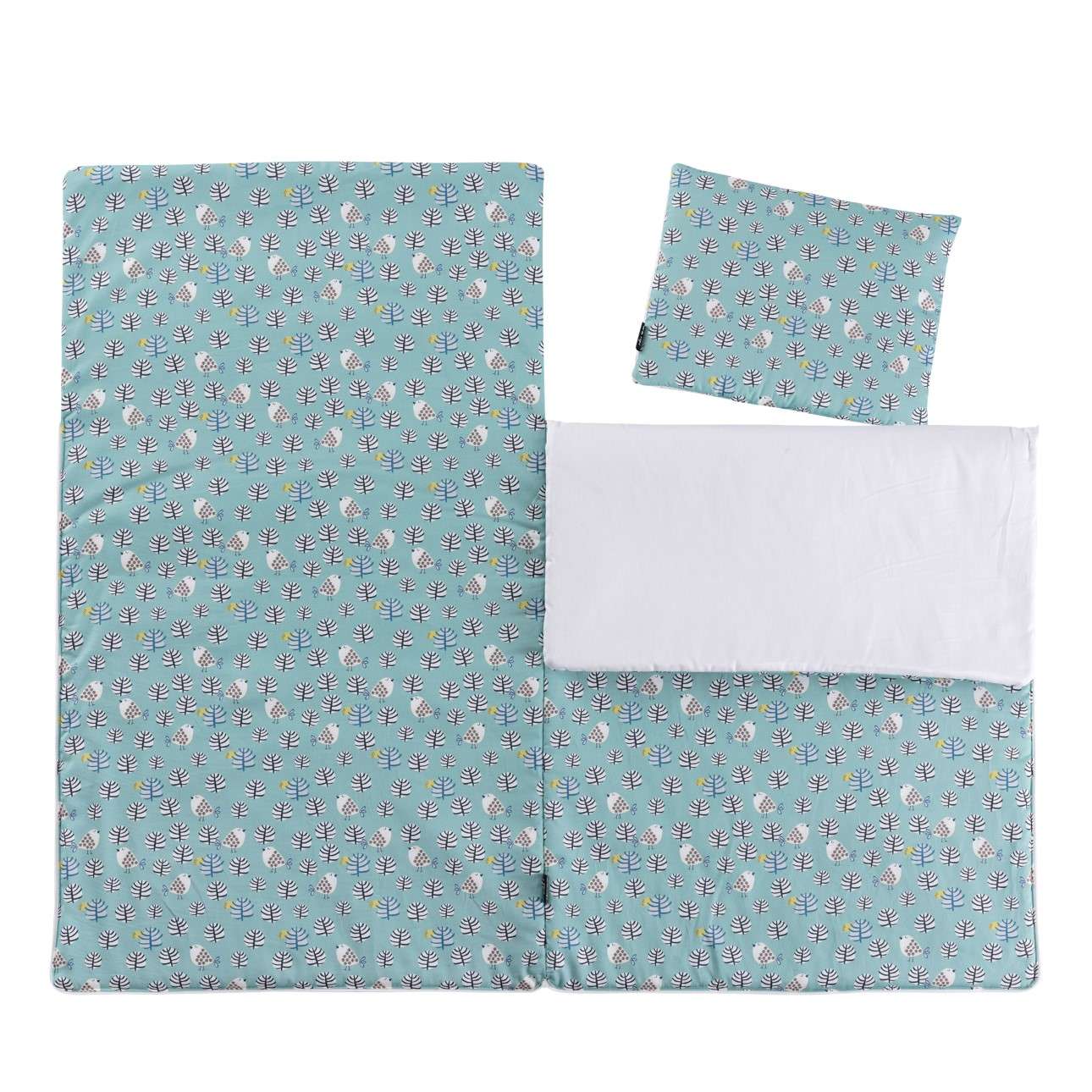 Toddler sleeping bag Little Birds - 65 x 100 - green