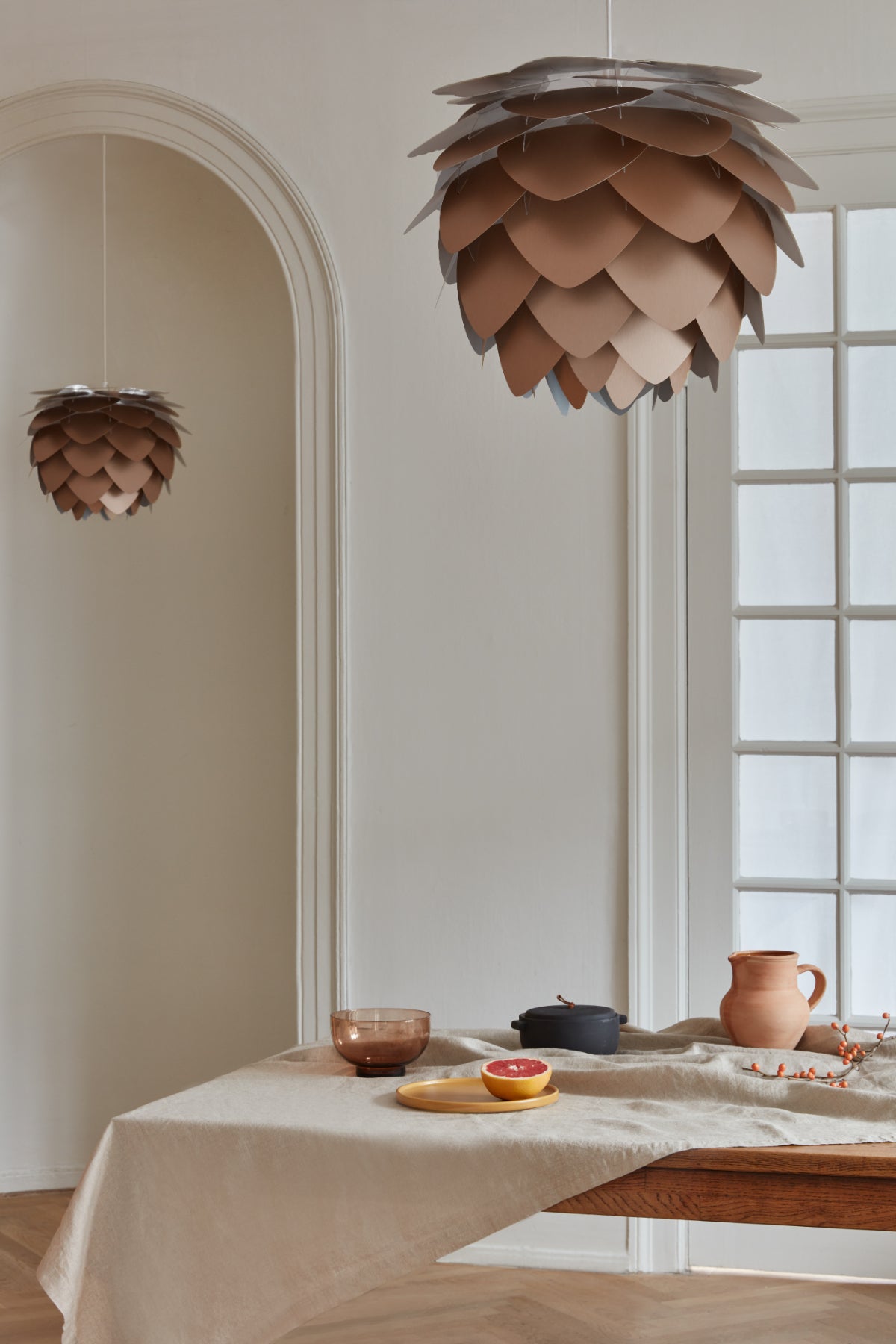 ALUVIA Brushed Bronze Pendant Light