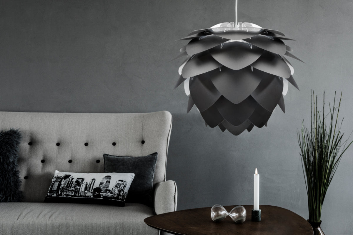 SILVIA Black Medium Pendant Light