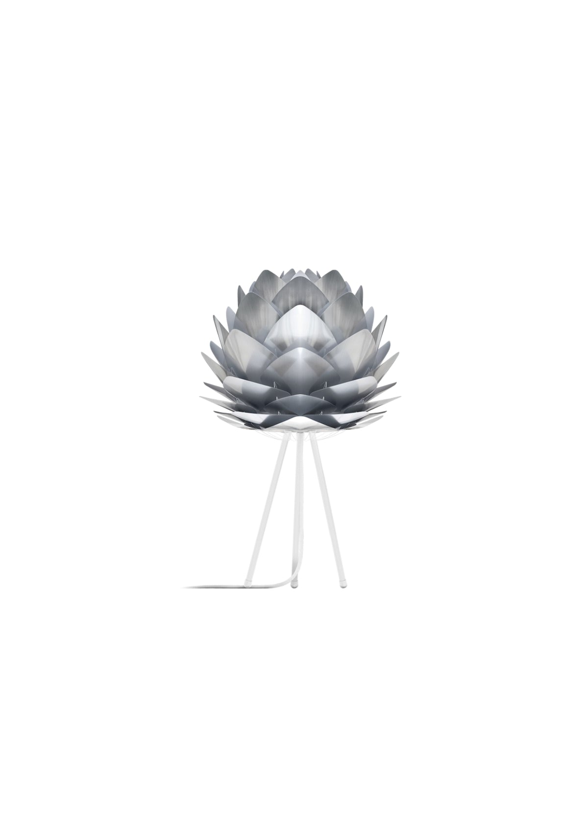 SILVIA Brushed Steel Table Lamp