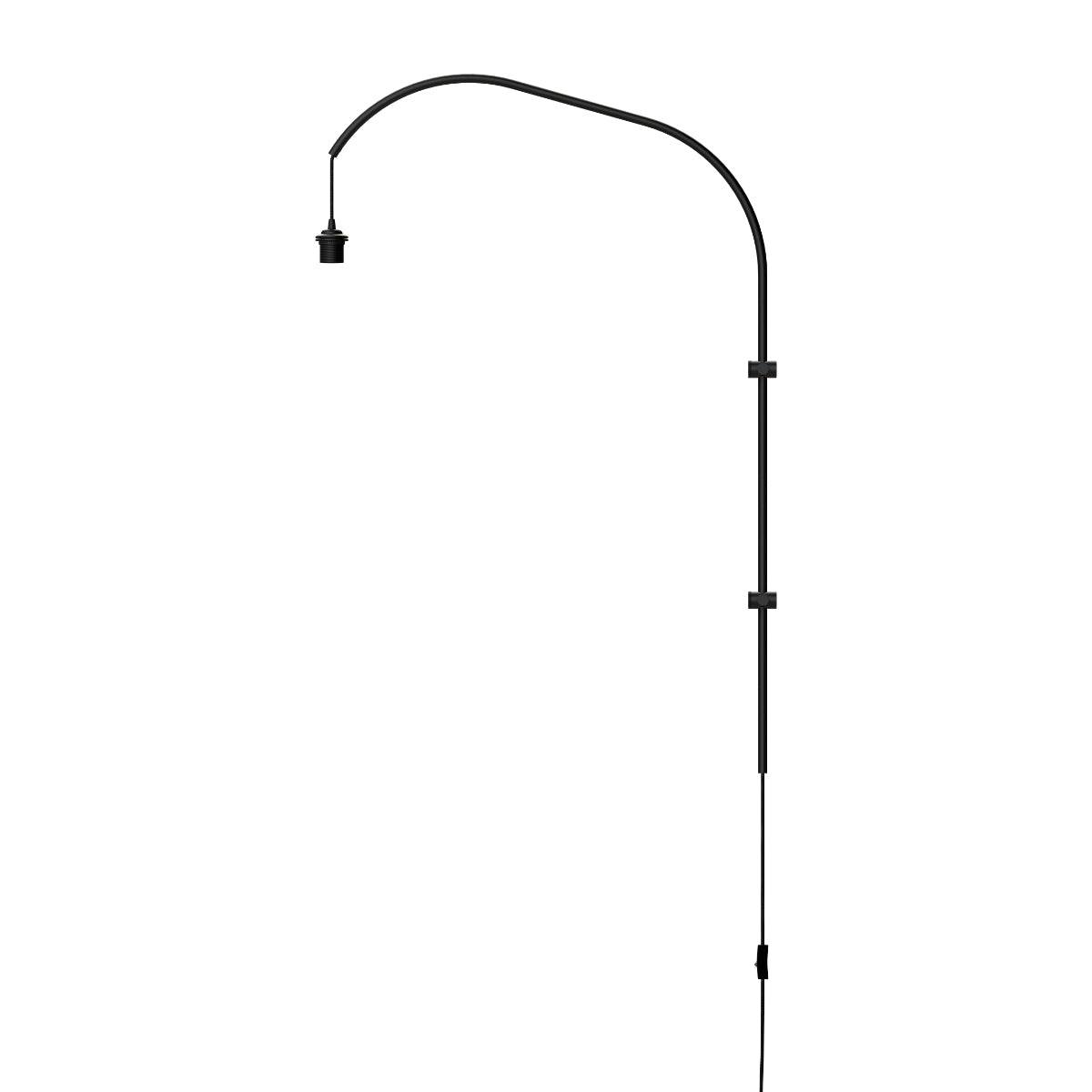 SILVIA Weidengraue Wandlampe