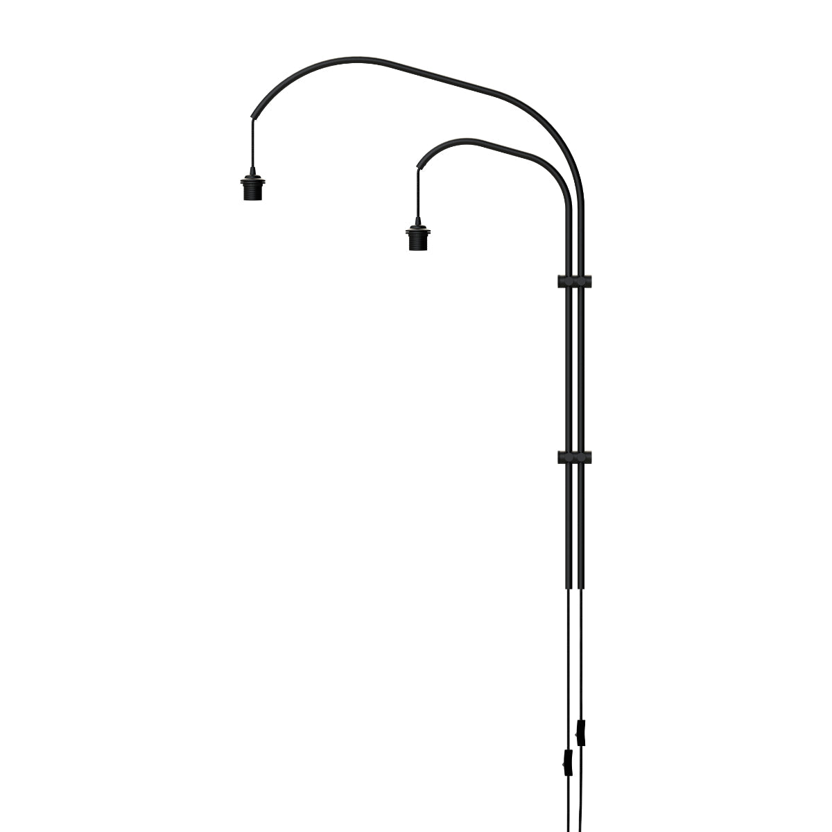 SILVIA Weidengraue Wandlampe
