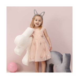 VELVET BUNNY Nursing Pillow Grey