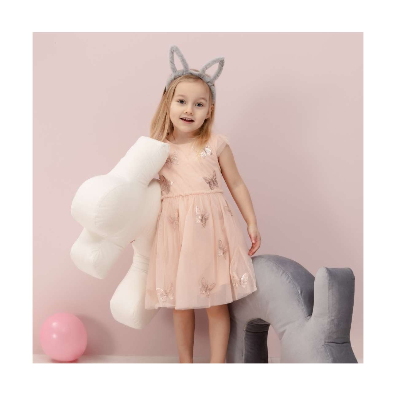 VELVET BUNNY Nursing Pillow Rose