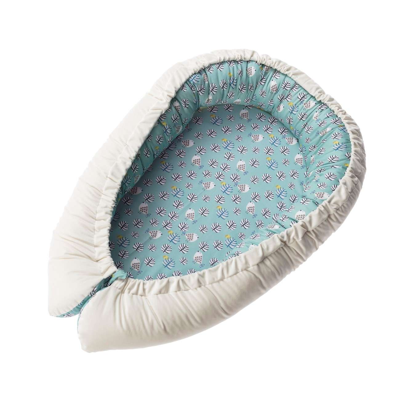 Velvet Nest Premium creme - 85x65cm - grün