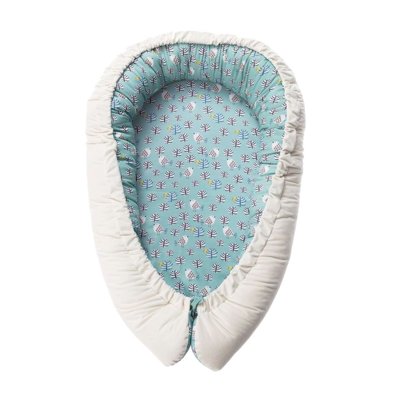 Velvet Nest Premium creme - 85x65cm - grün