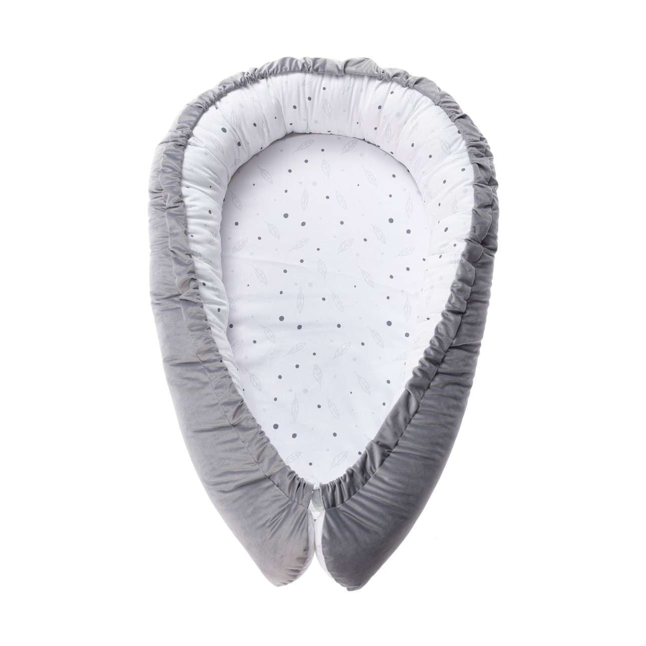 Velvet Nest Premium grau - 85x65cm - grau