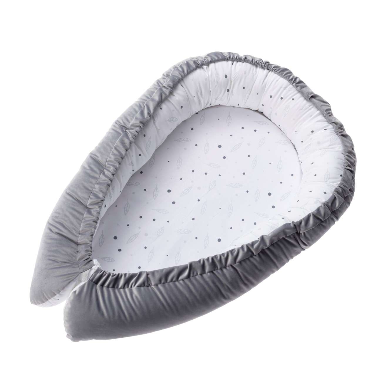 Velvet Nest Premium grau - 85x65cm - grau