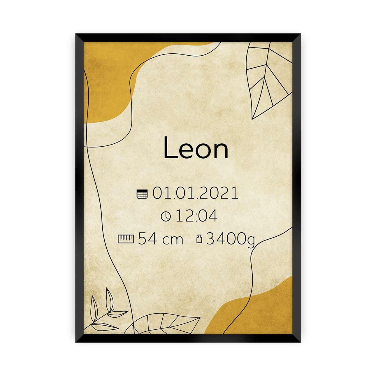 Vintage Newborn Metrics Bild