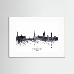 Stockholm Sweden Skyline by Michael Tompsett
