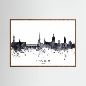 Stockholm Sweden Skyline by Michael Tompsett