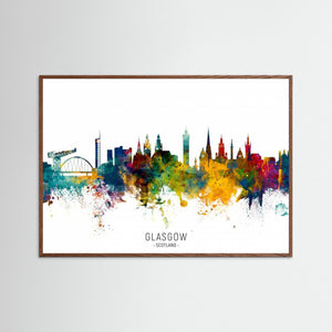 Glasgow Scotland Skyline by Michael Tompsett