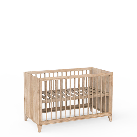 NAÏA BOIS Evolutive Bed 60 x 120 CM - From Crib to Toddler Bed