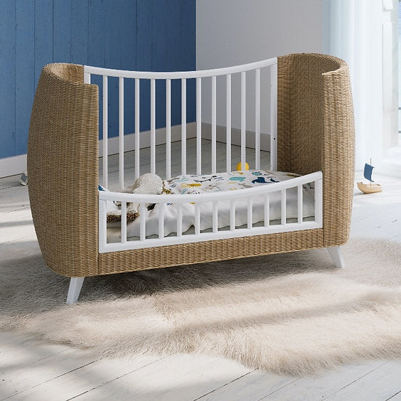 COQUILLAGE Evolutive Bed 70 x 140 - From Crib to Junior Bed