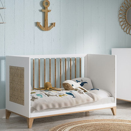 NAMI Neige Evolutive Bed 60 x 120 CM - From Crib to Toddler Bed