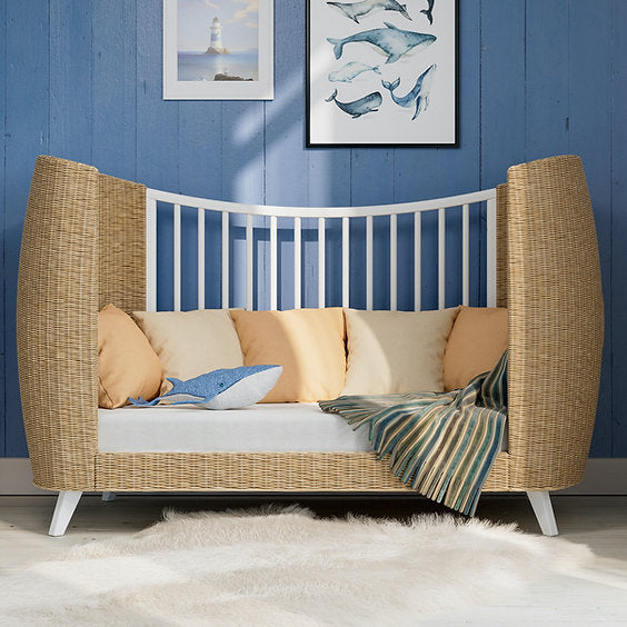 COQUILLAGE Evolutive Bed 70 x 140 - From Crib to Junior Bed