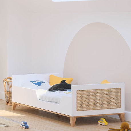NAMI Neige Evolutive Bed 70 x 140 - From Crib to Junior Bed