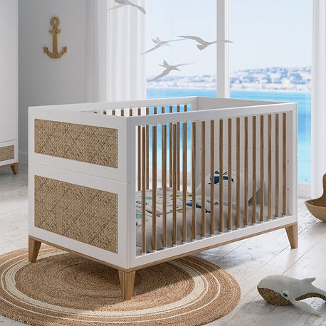 NAMI Neige Evolutive Bed 70 x 140 - From Crib to Junior Bed