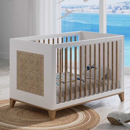 NAMI Neige Evolutive Bed 60 x 120 CM - From Crib to Toddler Bed