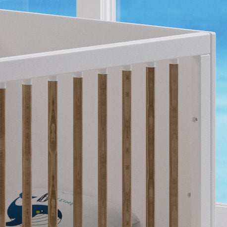 NAMI Neige Evolutive Bed 60 x 120 CM - From Crib to Toddler Bed