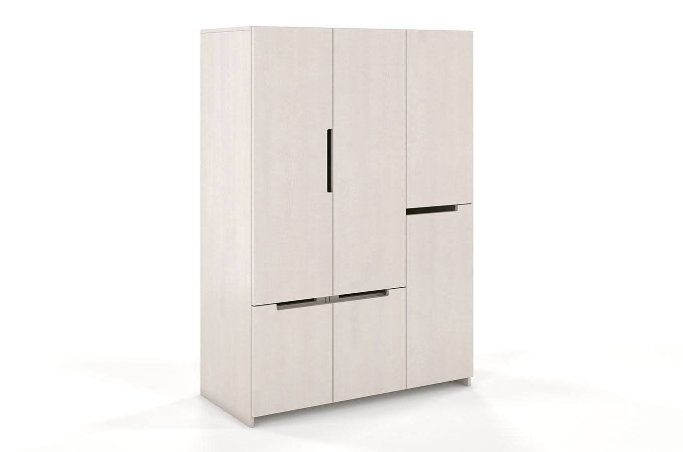 BERGMAN Pine 3 Door Wardrobe with 5 Drawers