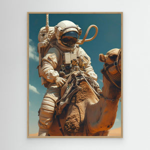 Astronaut On a Camel by Bilge Paksoylu