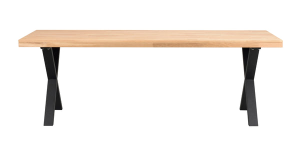 BROOKLYN X Legs Oak Dining Table 220/320CM – Dining table